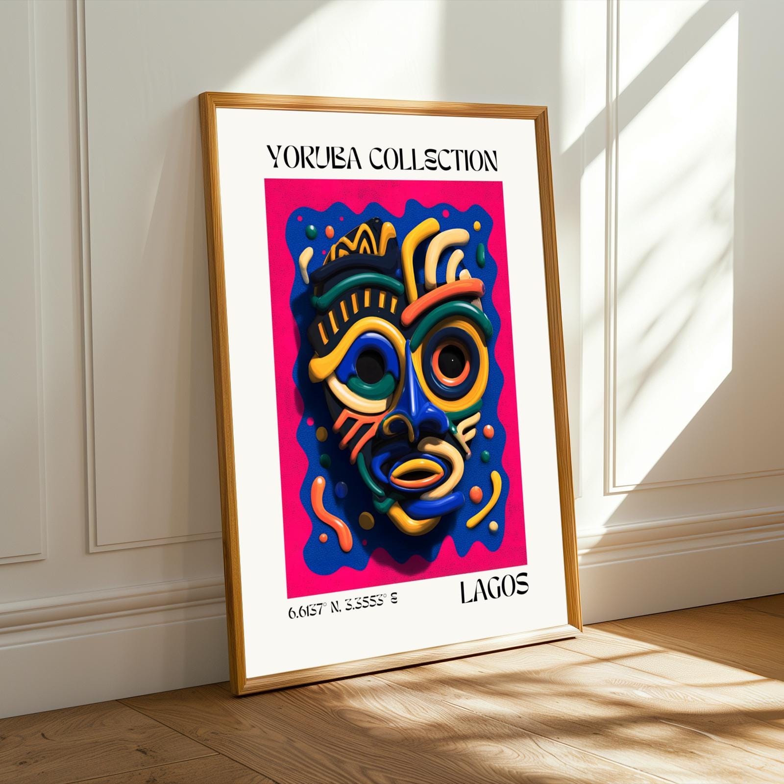 Yoruba Collection V7 Wall Art Print Soluna Soul