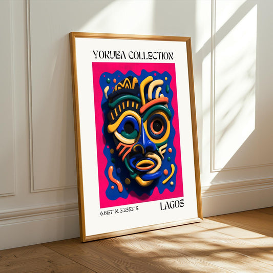 Yoruba Collection V7 Wall Art Print Soluna Soul