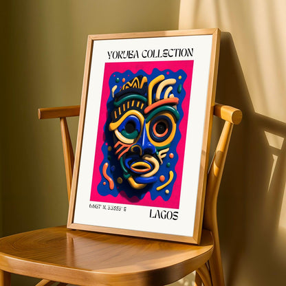 Yoruba Collection V7 Wall Art Print Soluna Soul