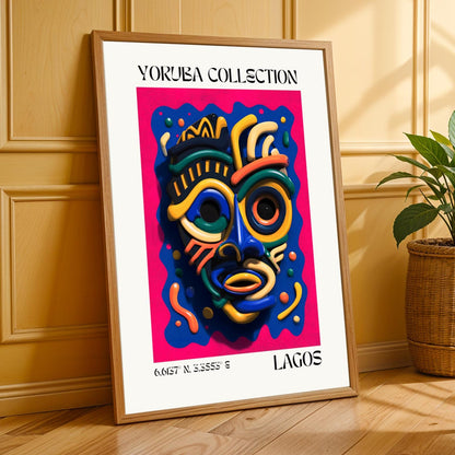 Yoruba Collection V7 Wall Art Print Soluna Soul
