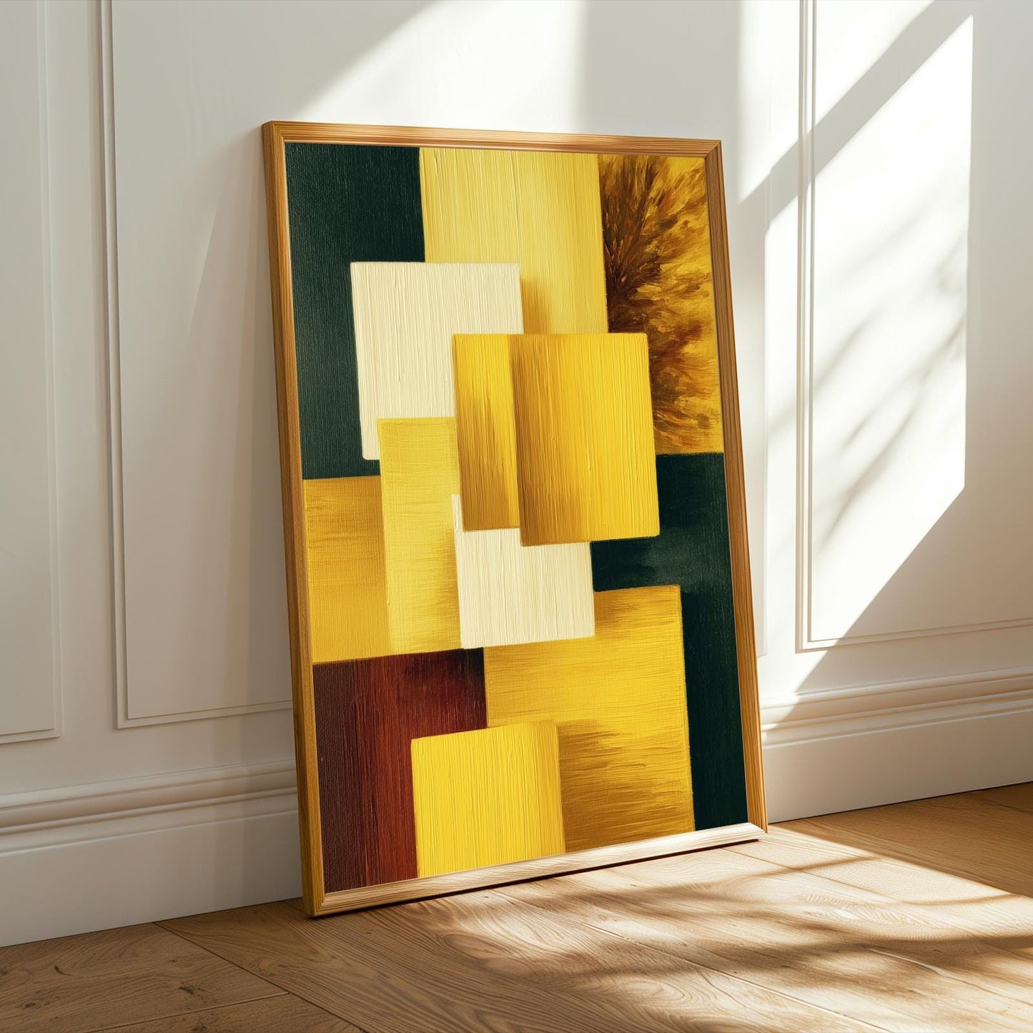 Geometric Abstraction Wall Art Print Soluna Soul