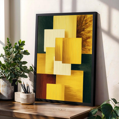 Geometric Abstraction Wall Art Print Soluna Soul