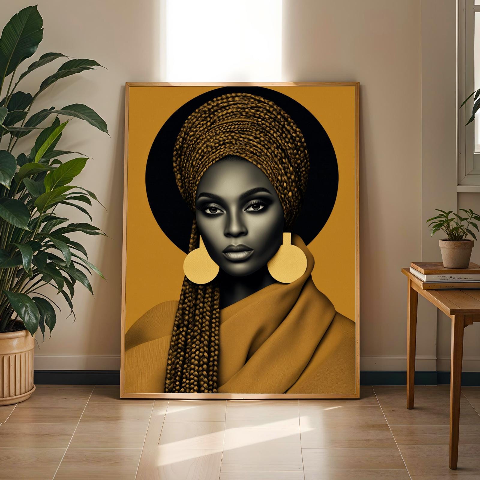 African Beauty Wall Art Print Soluna Soul