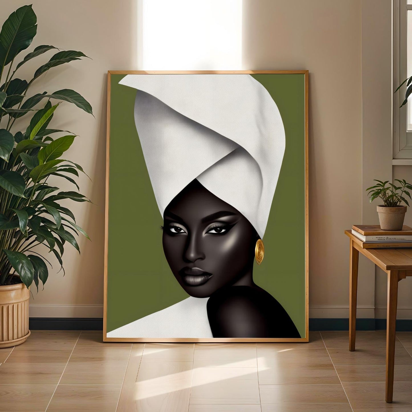 African Beauty Wall Art Print Soluna Soul