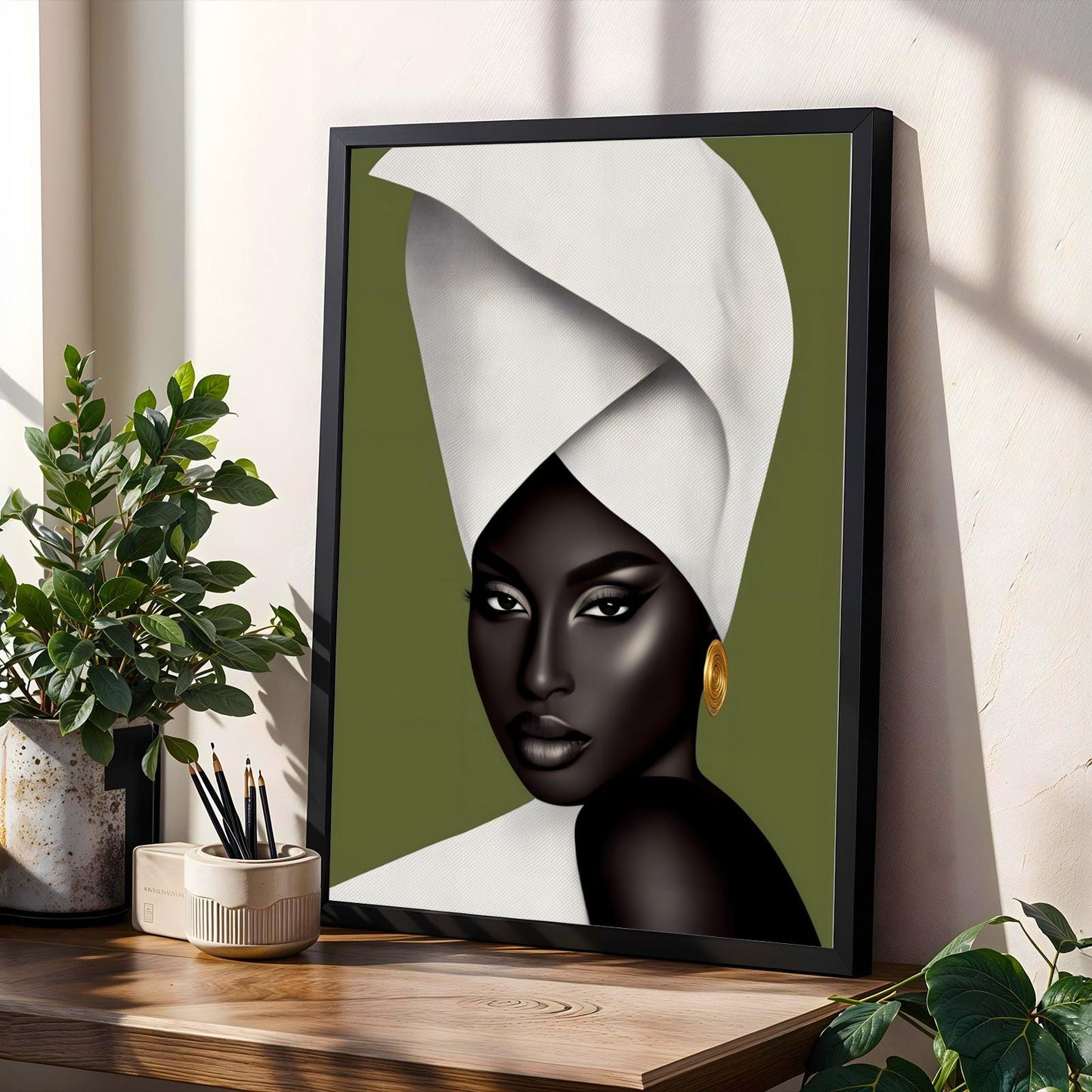 African Beauty Wall Art Print Soluna Soul