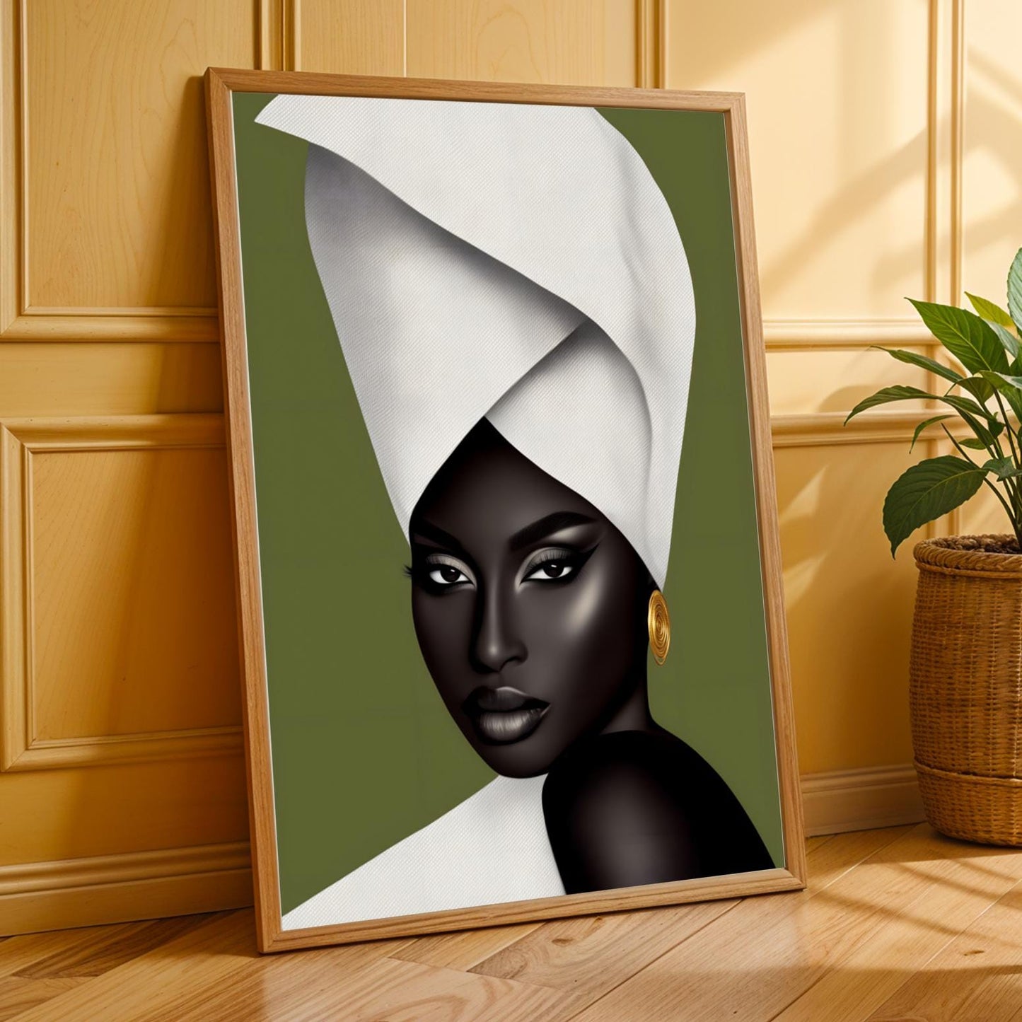 African Beauty Wall Art Print Soluna Soul