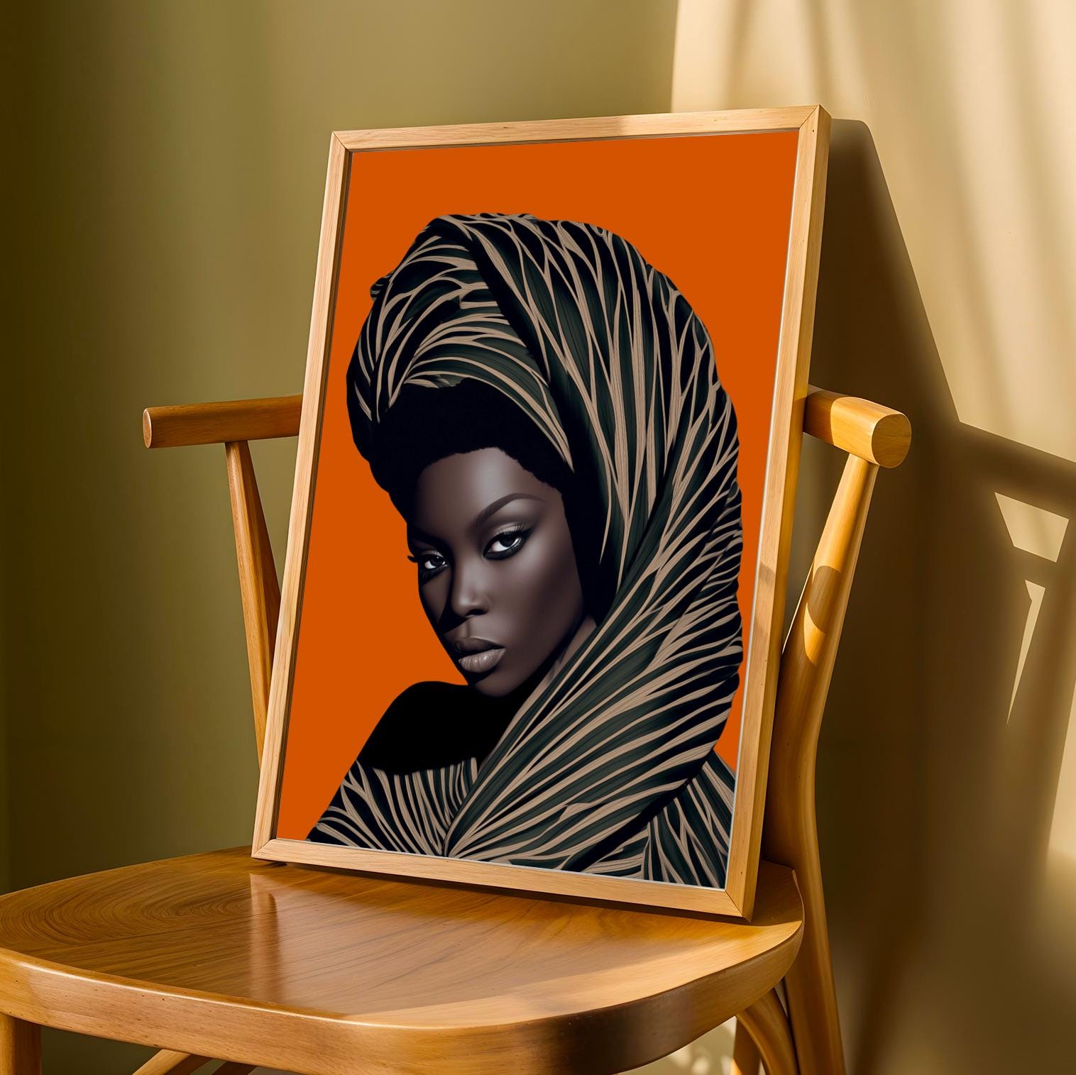 African Beauty Wall Art Print Soluna Soul