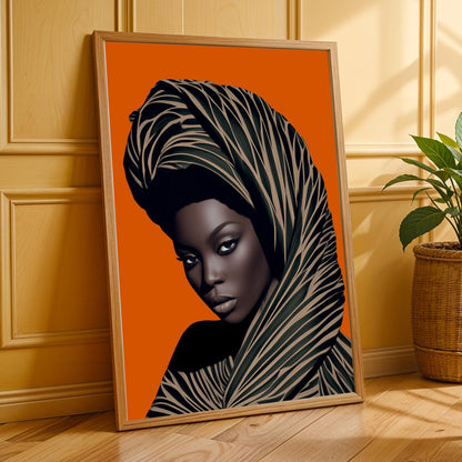 African Beauty Wall Art Print Soluna Soul
