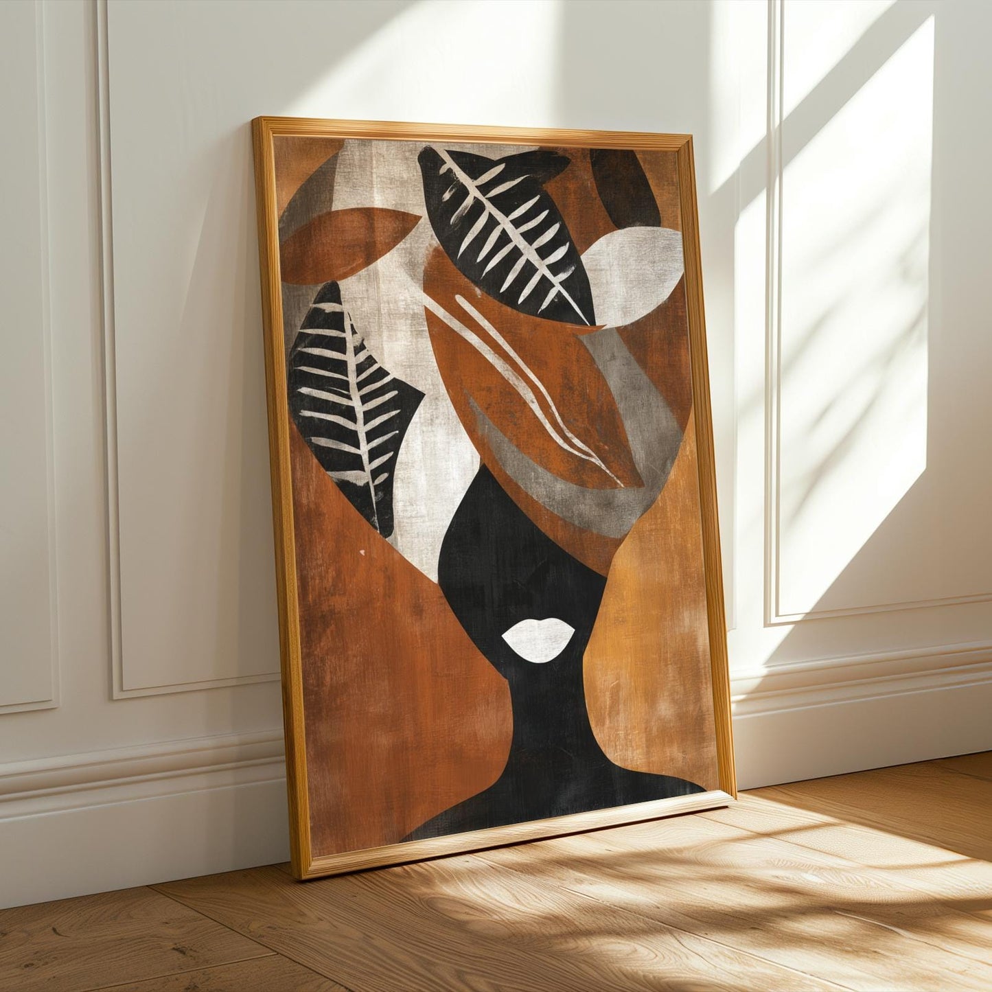 Abstract Silhouette Wall Art Print Soluna Soul