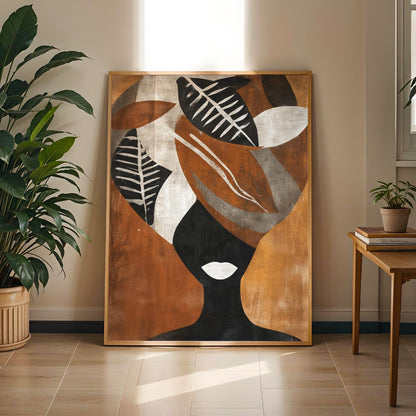Abstract Silhouette Wall Art Print Soluna Soul