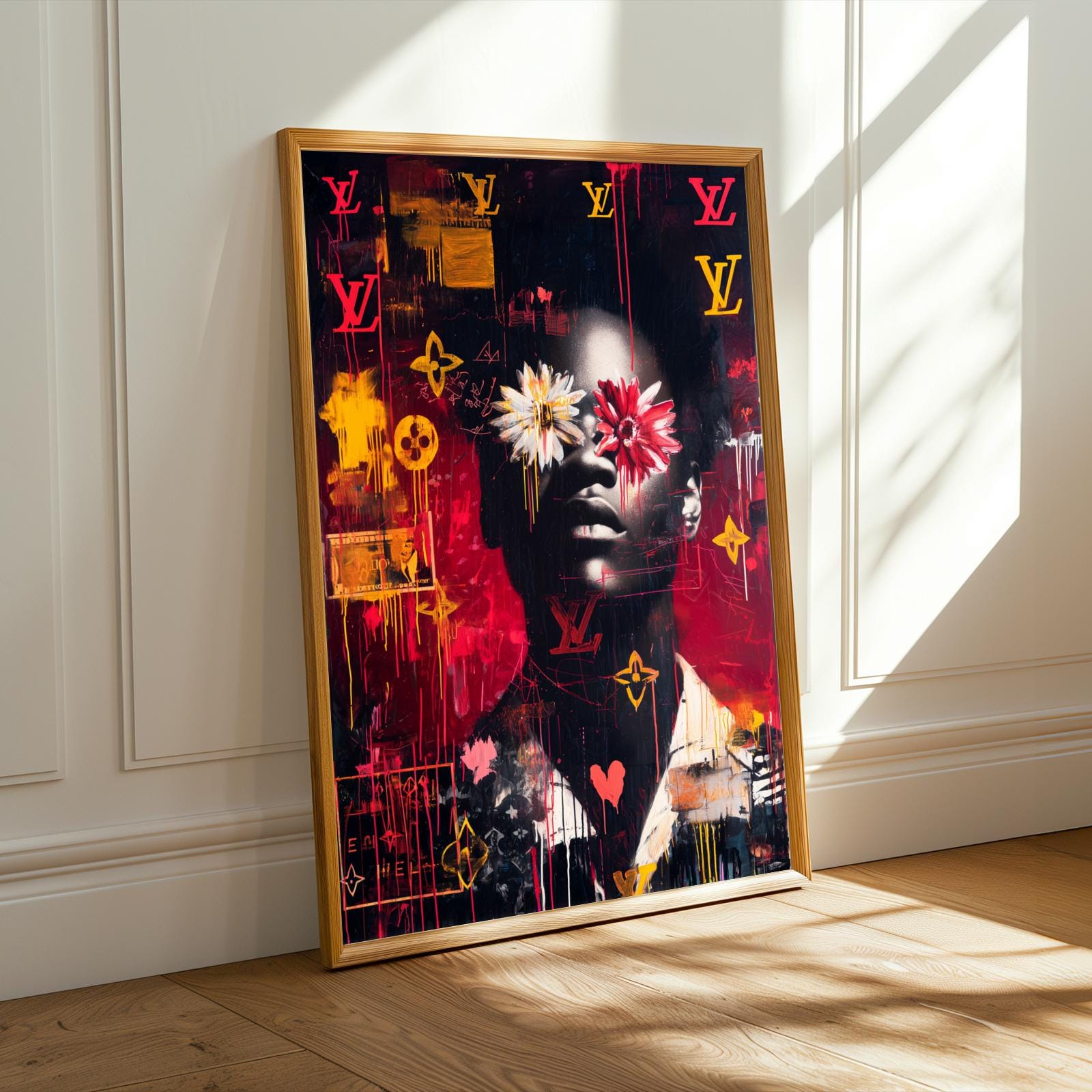 Monochrome Portrait Wall Art Print Soluna Soul