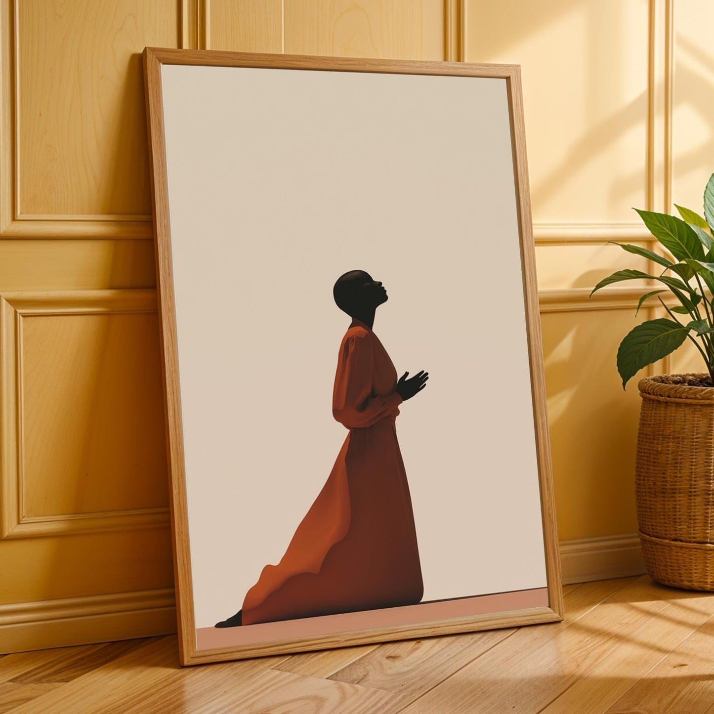 Surrender Silhouette Wall Art Print Soluna Soul