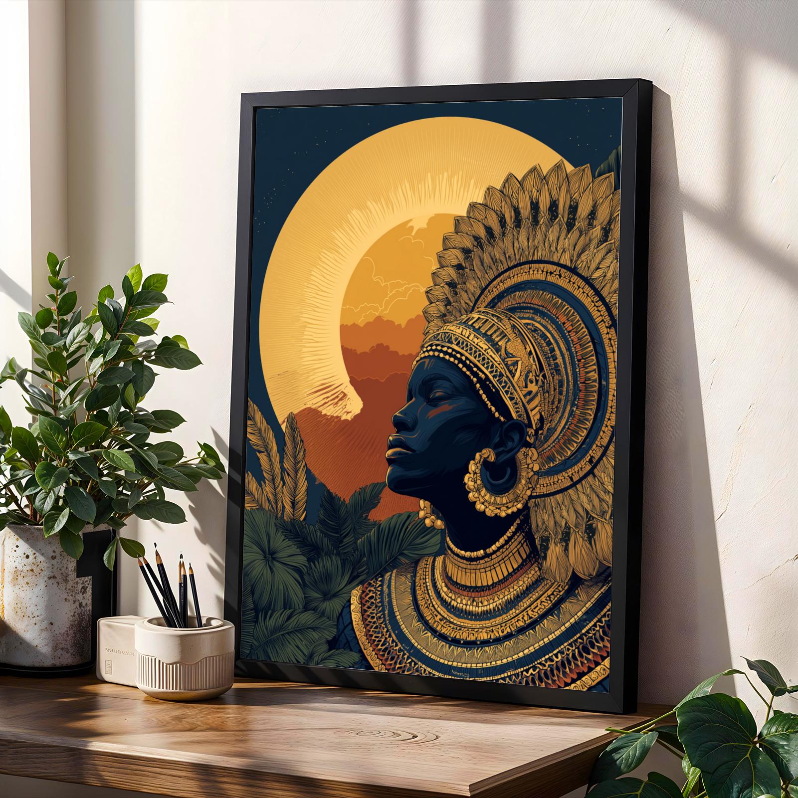 Regal Portrait Wall Art Print Soluna Soul