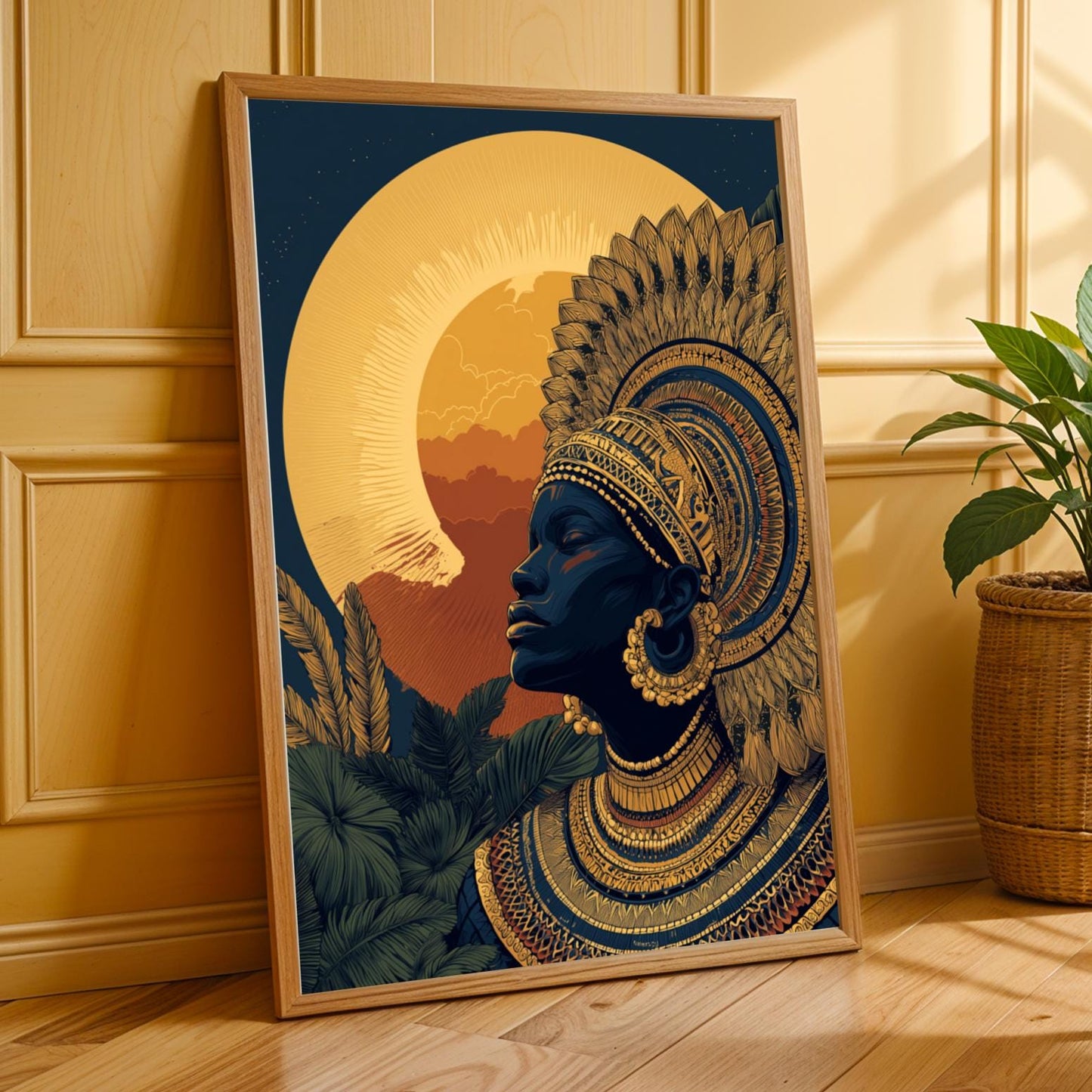 Regal Portrait Wall Art Print Soluna Soul