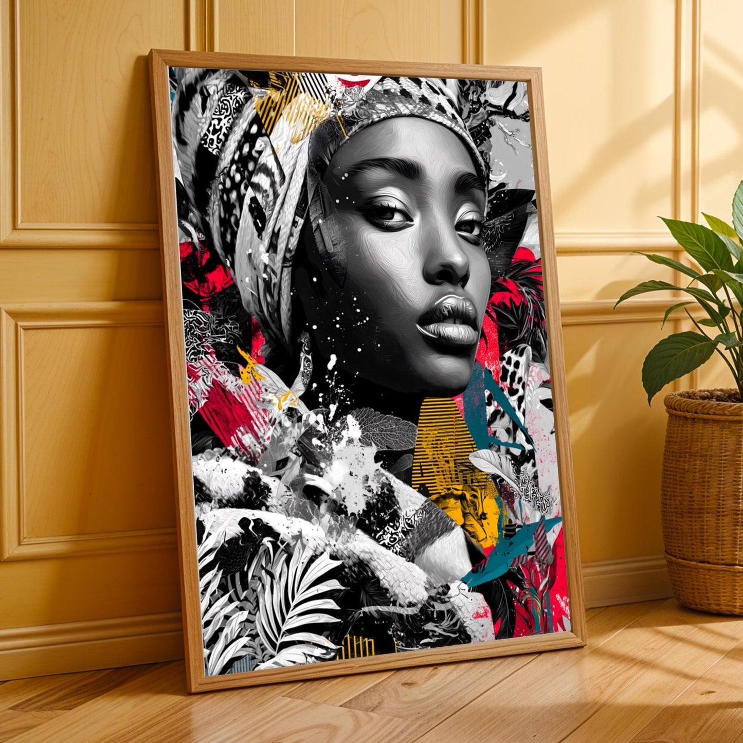 Regal Woman Portrait Wall Art Print Soluna Soul