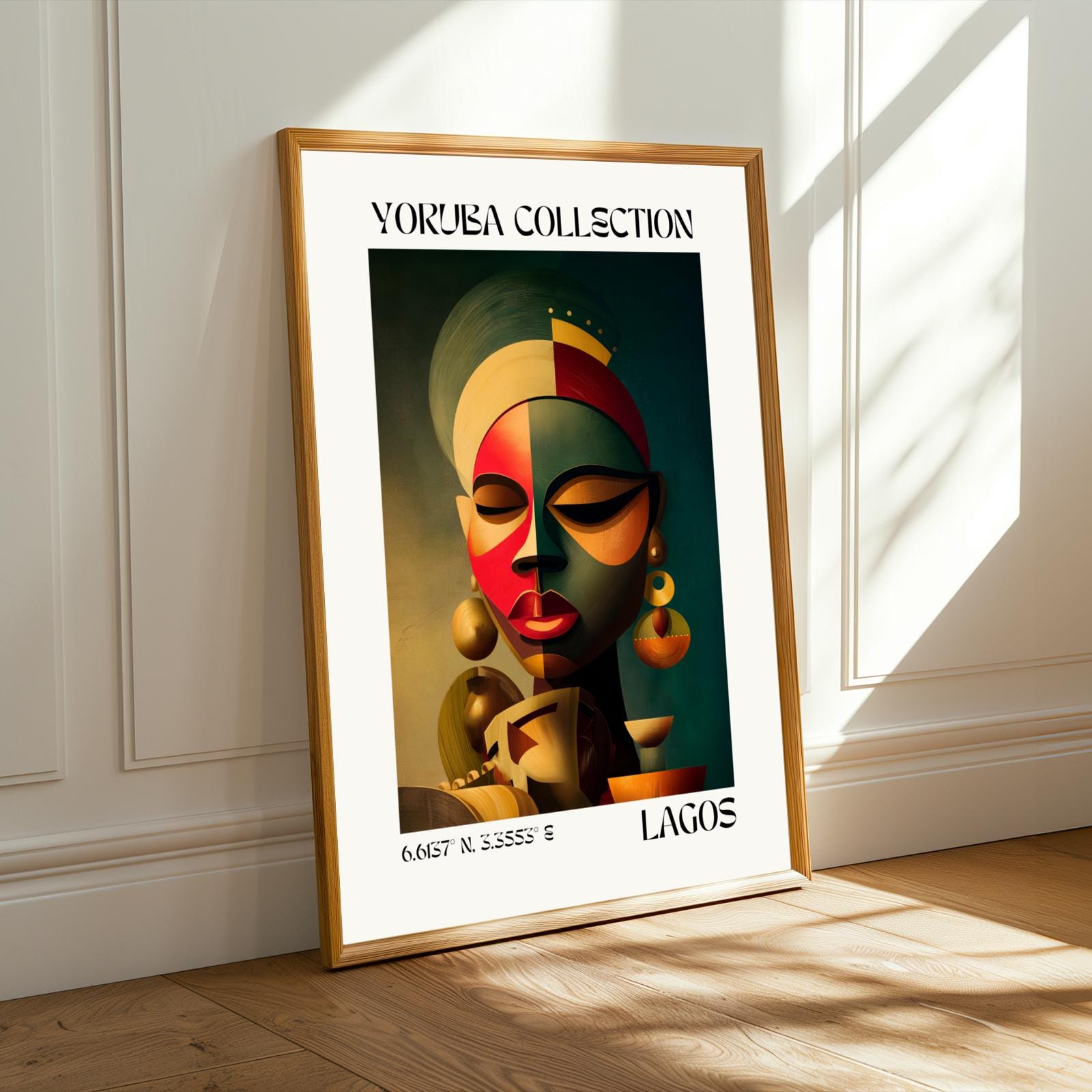 Yoruba Collection V1 Wall Art Print Soluna Soul