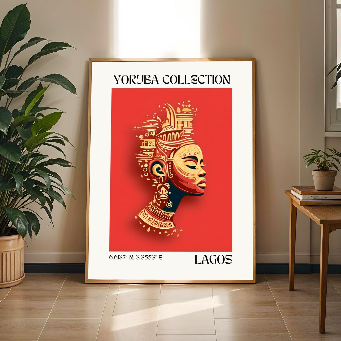Yoruba Collection V4 Wall Art Print Soluna Soul