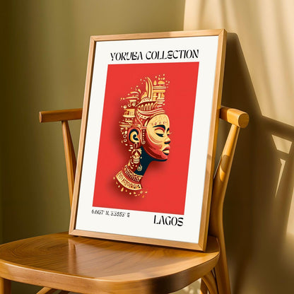 Yoruba Collection V4 Wall Art Print Soluna Soul