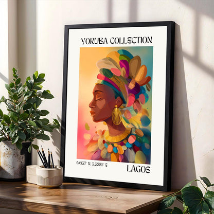Yoruba Collection V5 Wall Art Print Soluna Soul