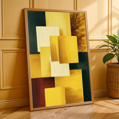 Geometric Abstraction Wall Art Print Soluna Soul