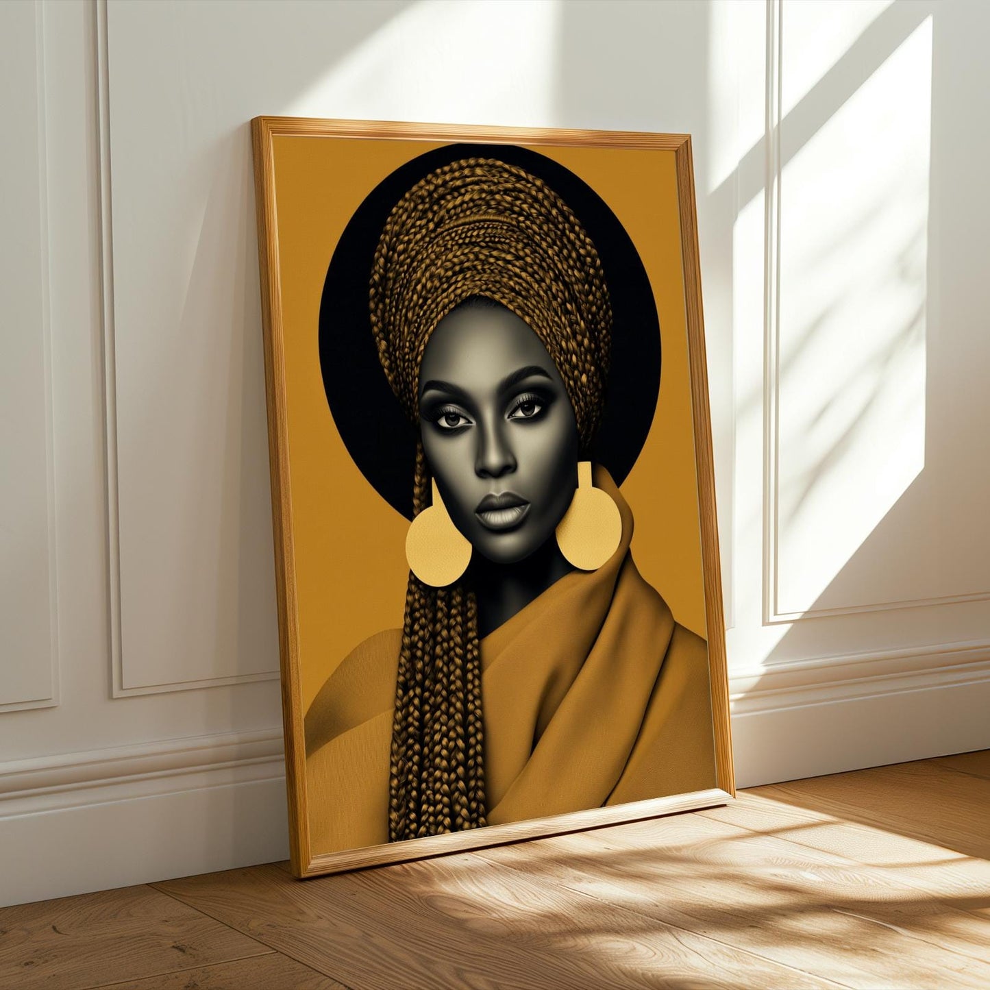 African Beauty Wall Art Print Soluna Soul
