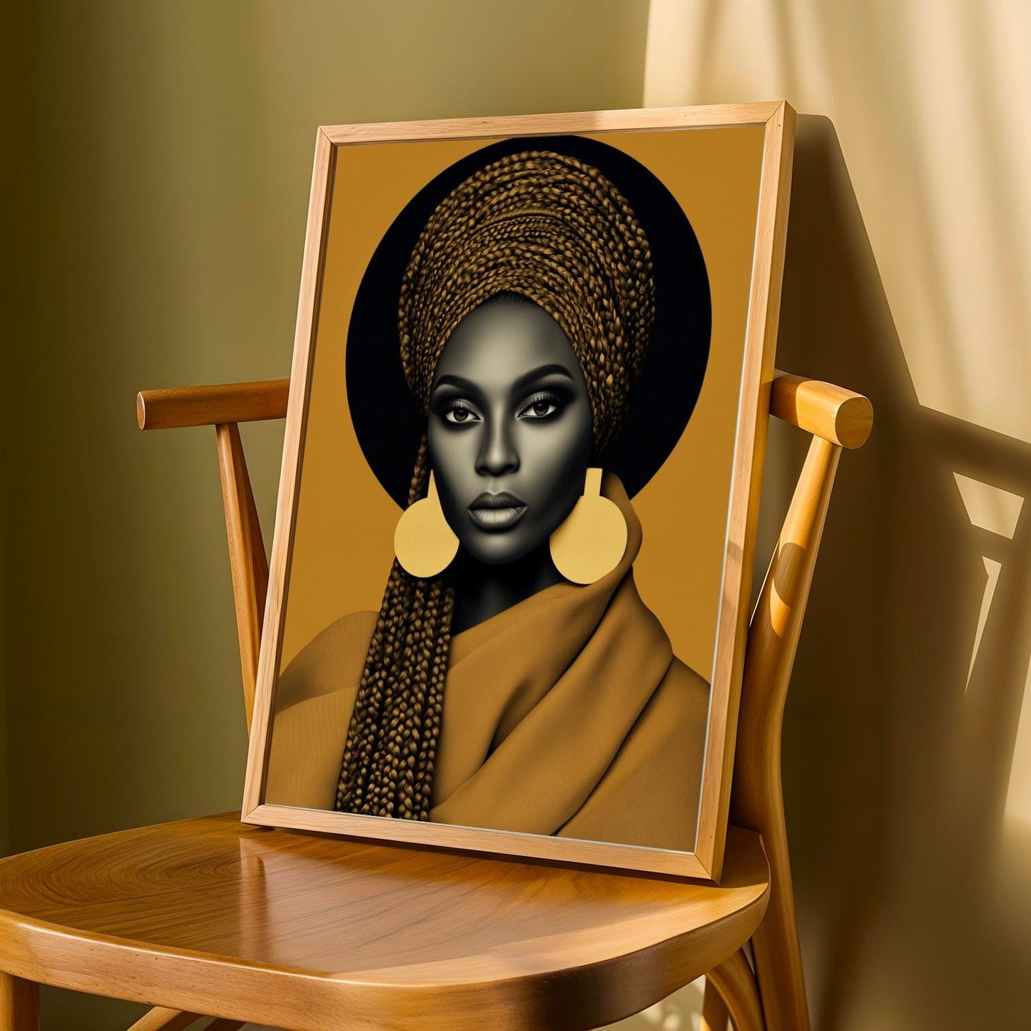 African Beauty Wall Art Print Soluna Soul