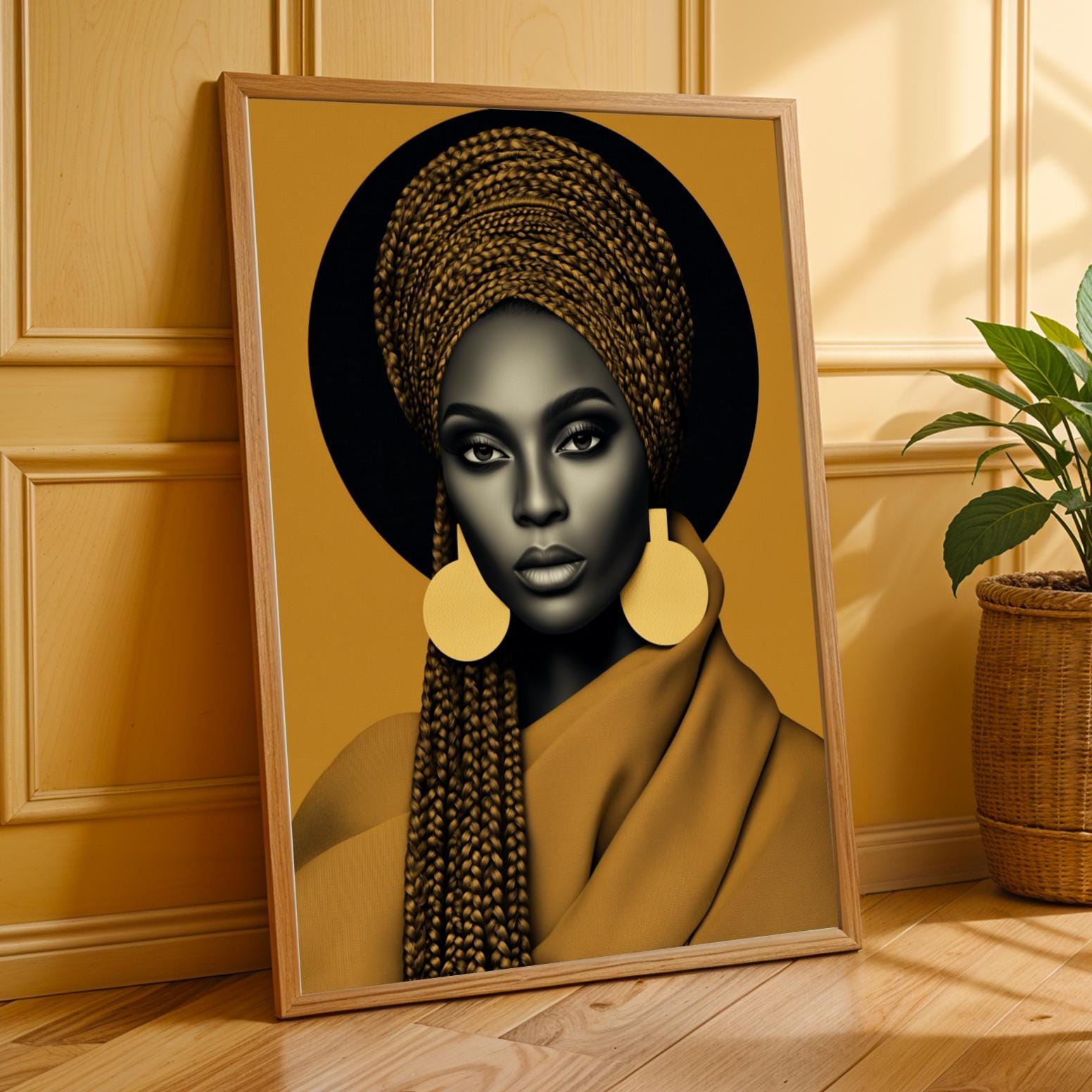 African Beauty Wall Art Print Soluna Soul