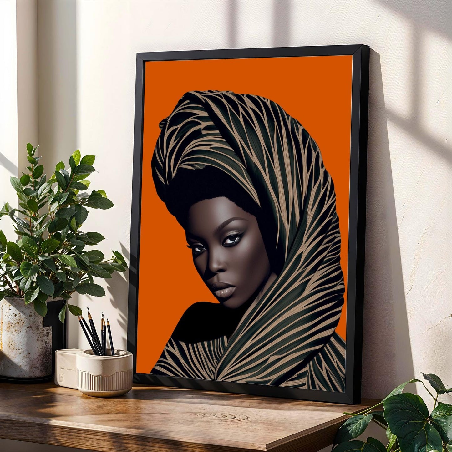African Beauty Wall Art Print Soluna Soul