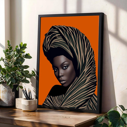 African Beauty Wall Art Print Soluna Soul