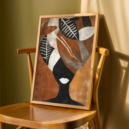 Abstract Silhouette Wall Art Print Soluna Soul