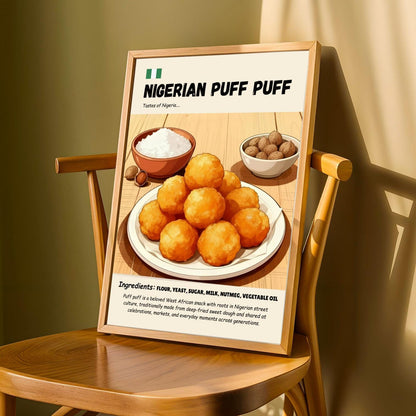 Nigerian Puff Puff Art Print Soluna Soul