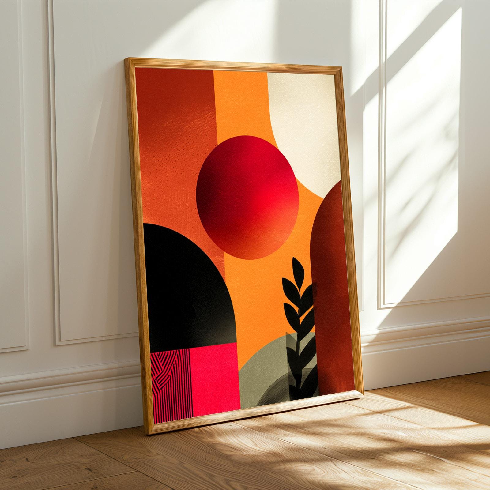 Abstract Circles Wall Art Print 2 Soluna Soul