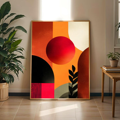 Abstract Circles Wall Art Print 2 Soluna Soul