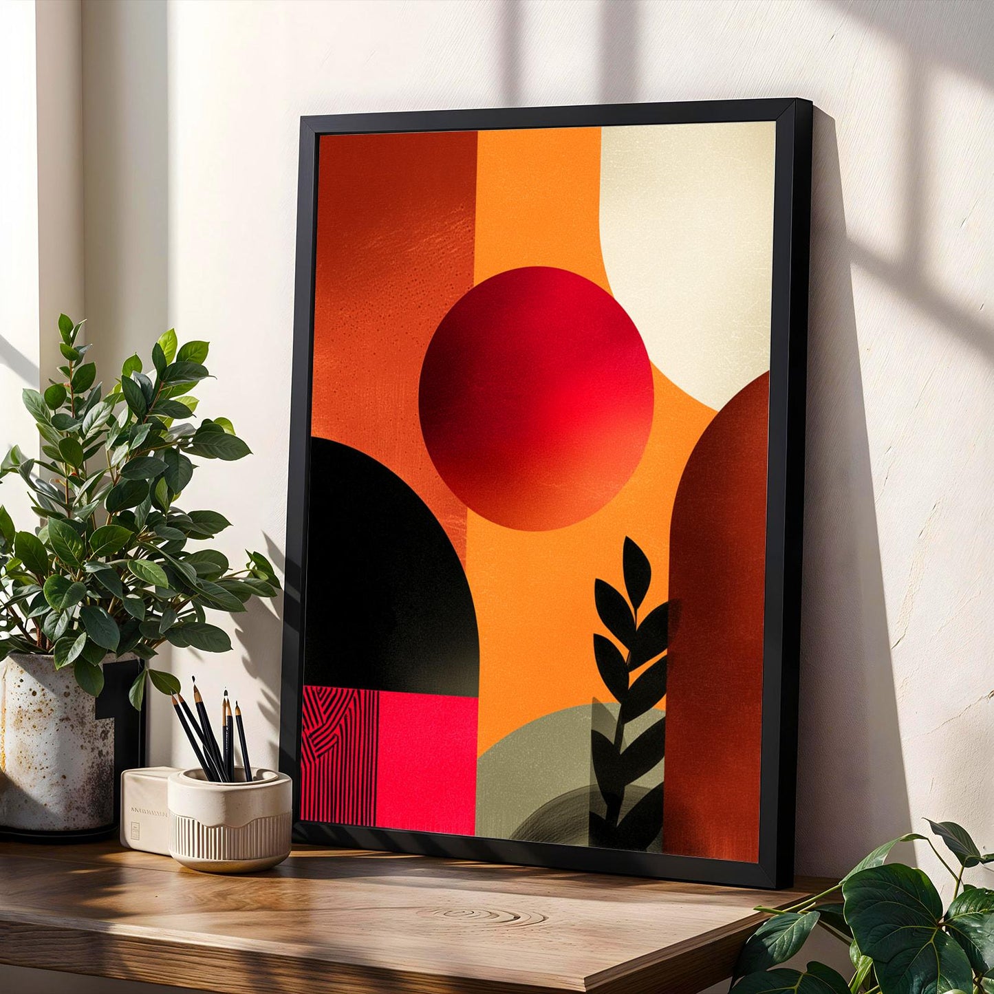 Abstract Circles Wall Art Print 2 Soluna Soul
