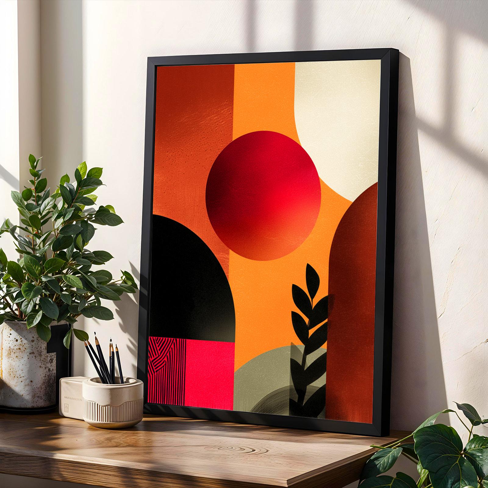 Abstract Circles Wall Art Print 2 Soluna Soul