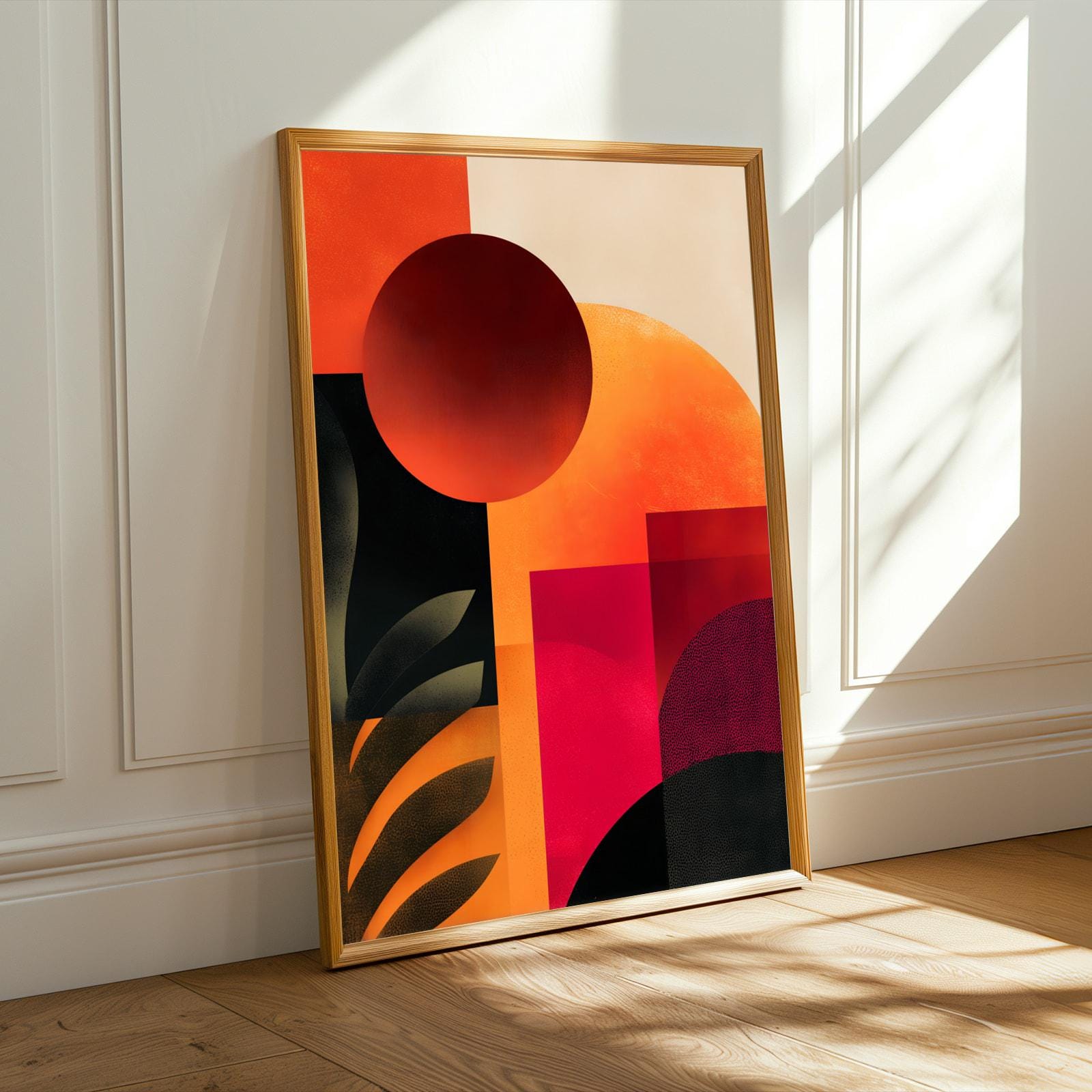 Abstract Circles Wall Art Print 1 Soluna Soul