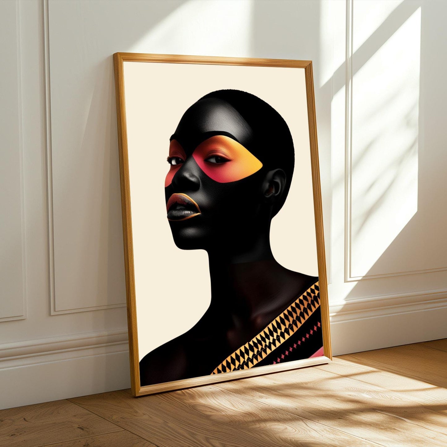 Afrocentric Black Beauty Wall Art Print 3 Soluna Soul