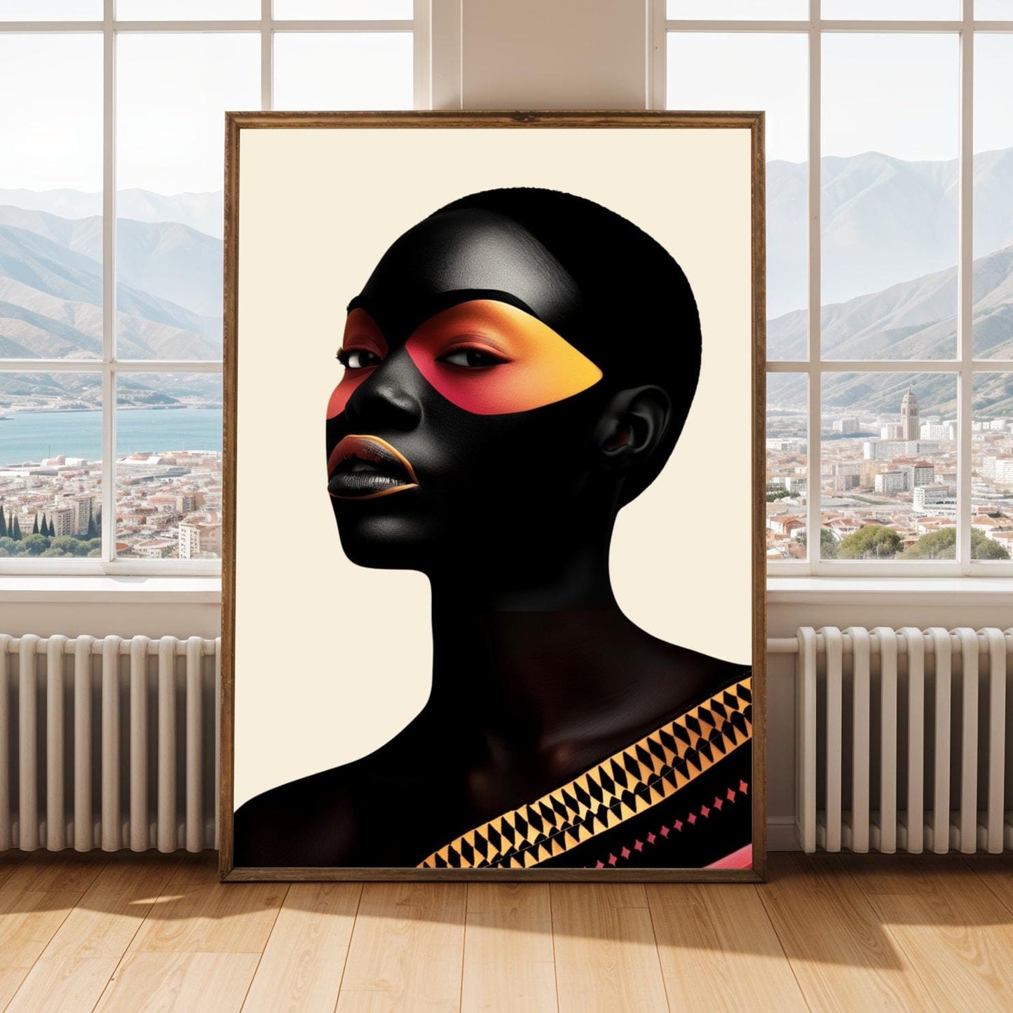 Afrocentric Black Beauty Wall Art Print 3 Soluna Soul
