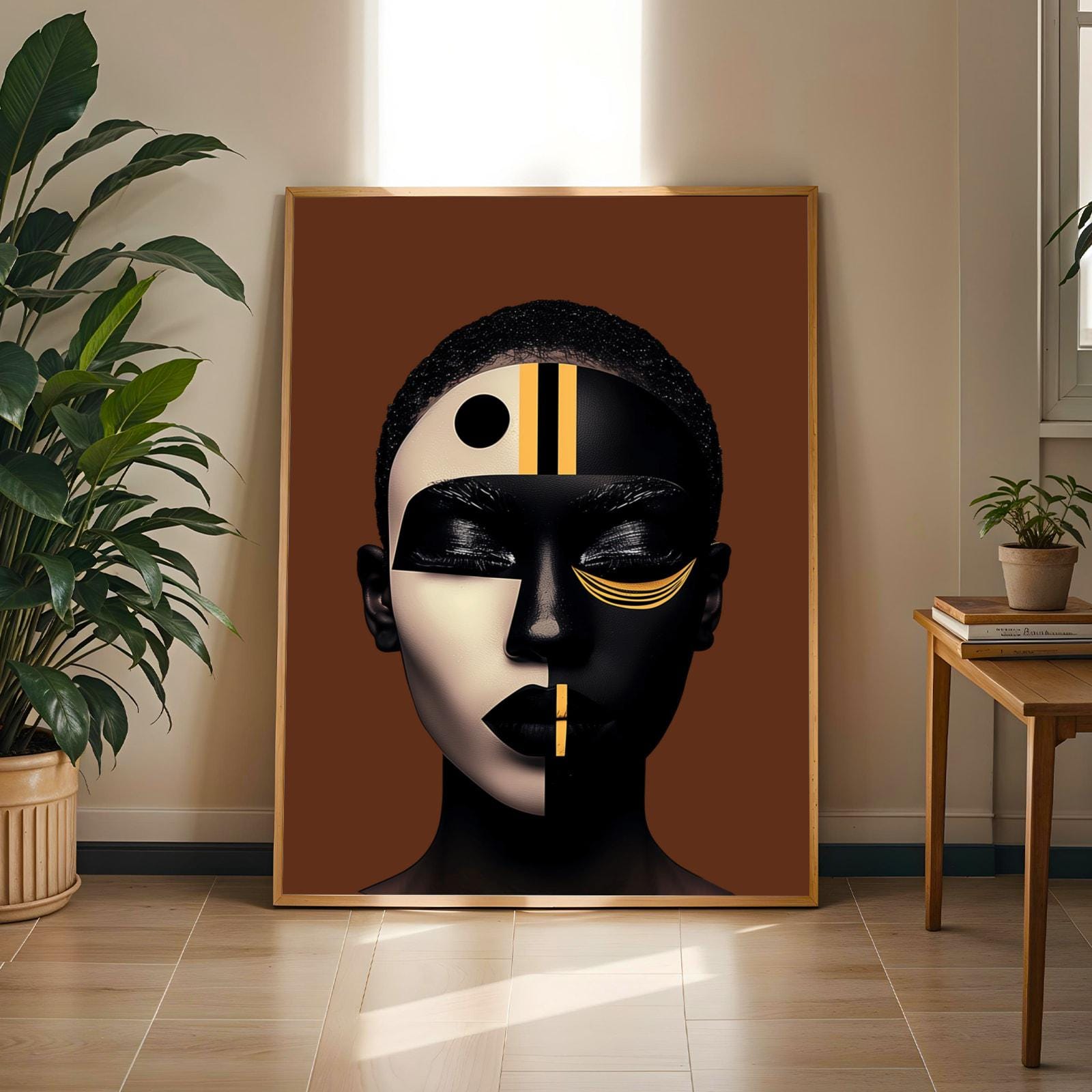 Afrocentric Black Beauty Wall Art Print Soluna Soul