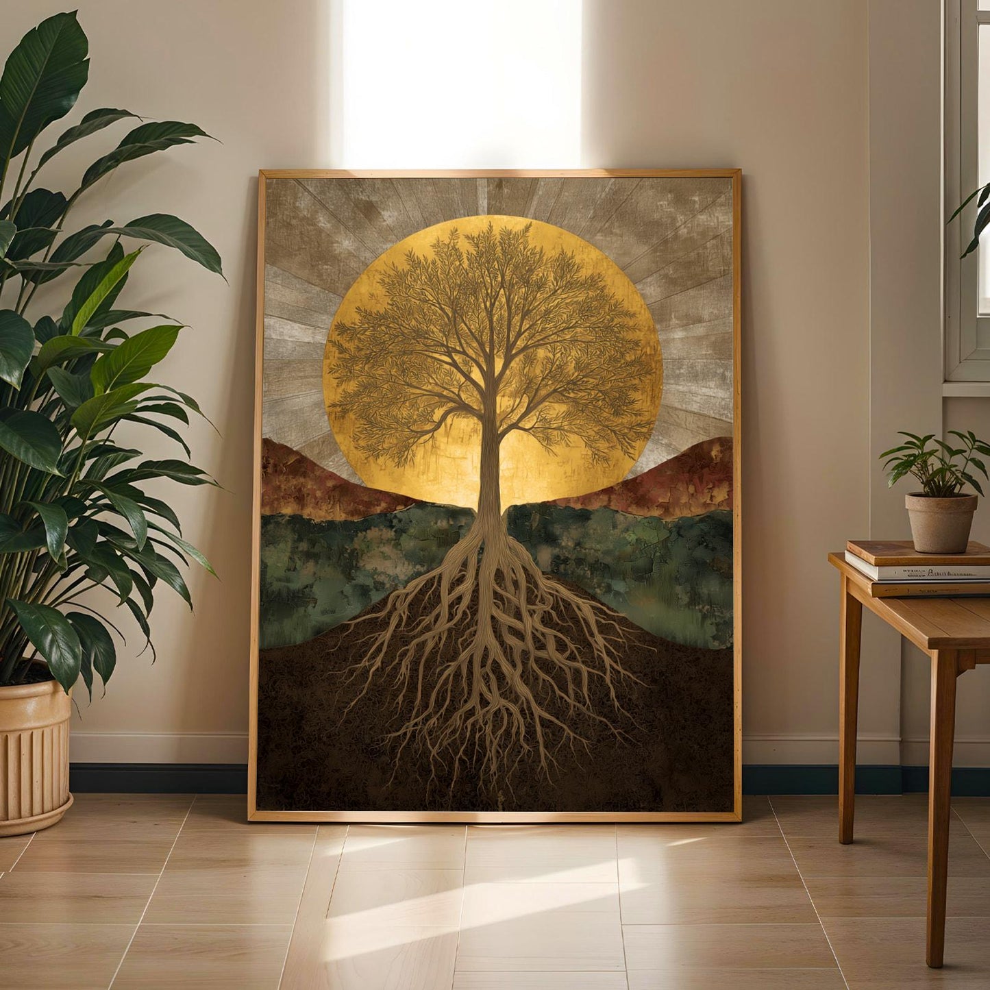 Deep Rooted Tree Wall Art Print Soluna Soul