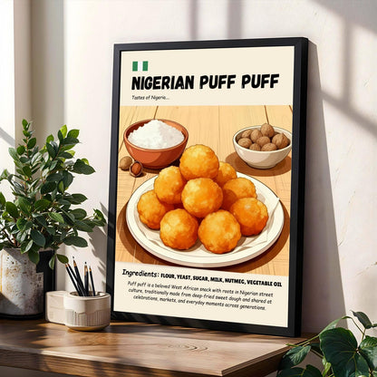 Nigerian Puff Puff Wall Art Print Soluna Soul