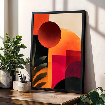 Abstract Circles Wall Art Print 1 Soluna Soul