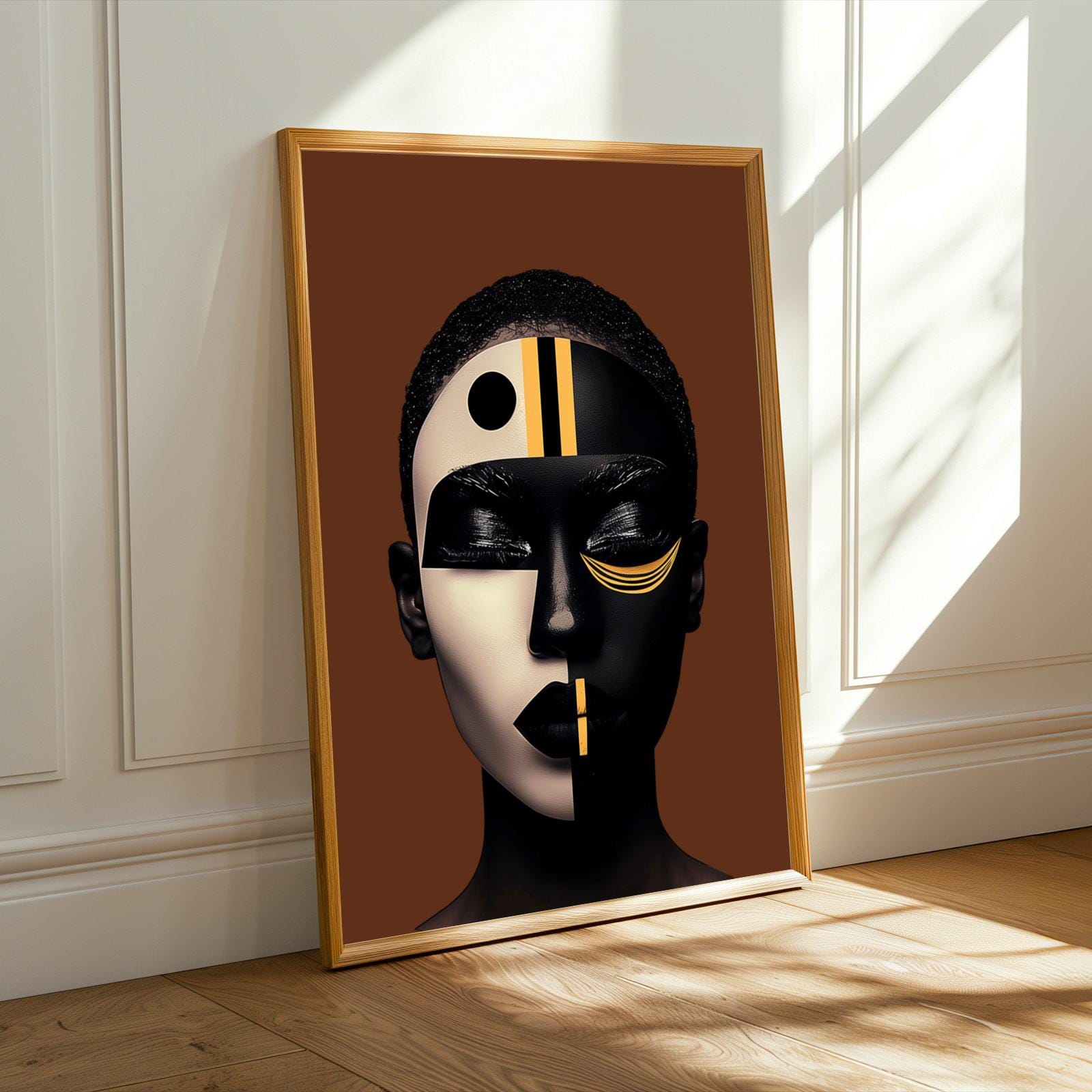 Afrocentric Black Beauty Wall Art Print Soluna Soul