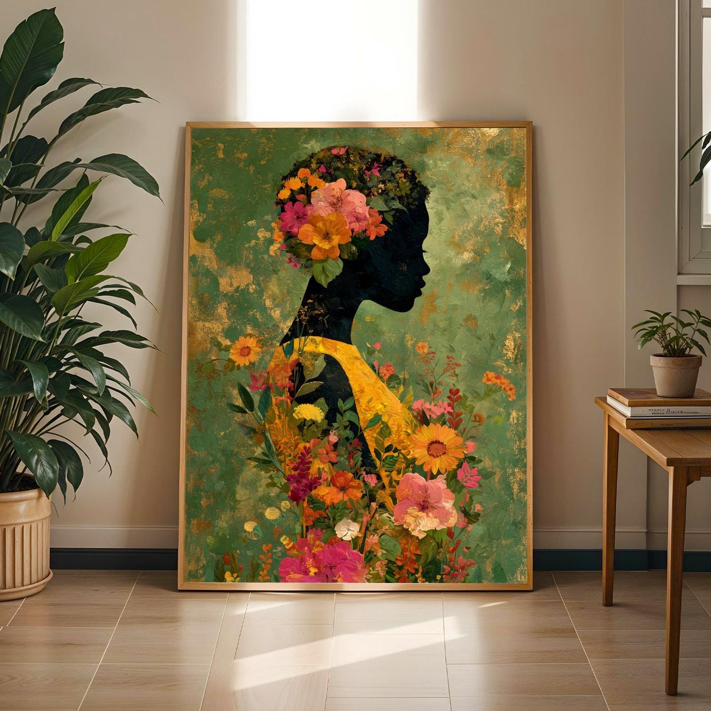 Floral Figure Wall Art Print 1 Soluna Soul