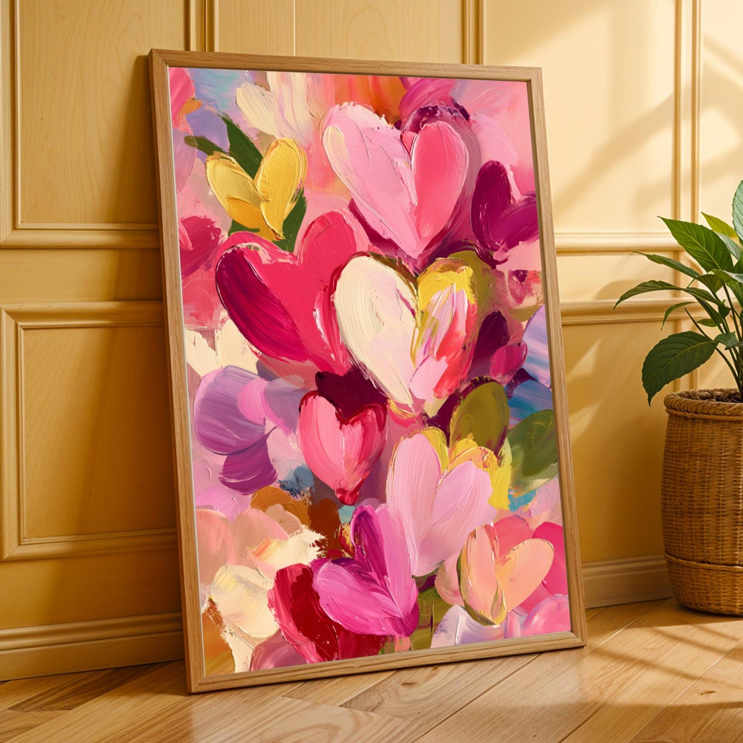 Abstract Heart Wall Art Print II Soluna Soul