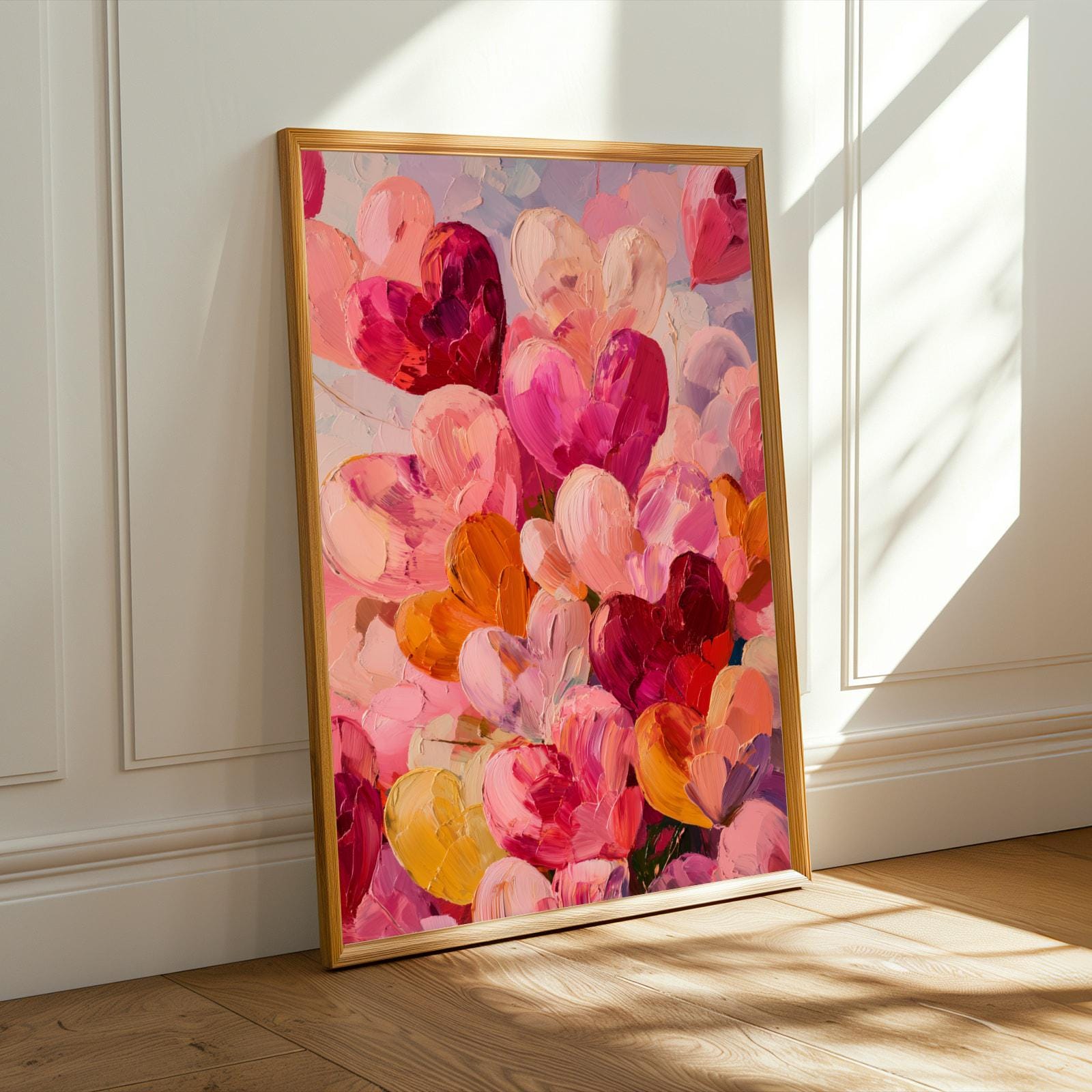 Abstract Heart Wall Art Print I Soluna Soul