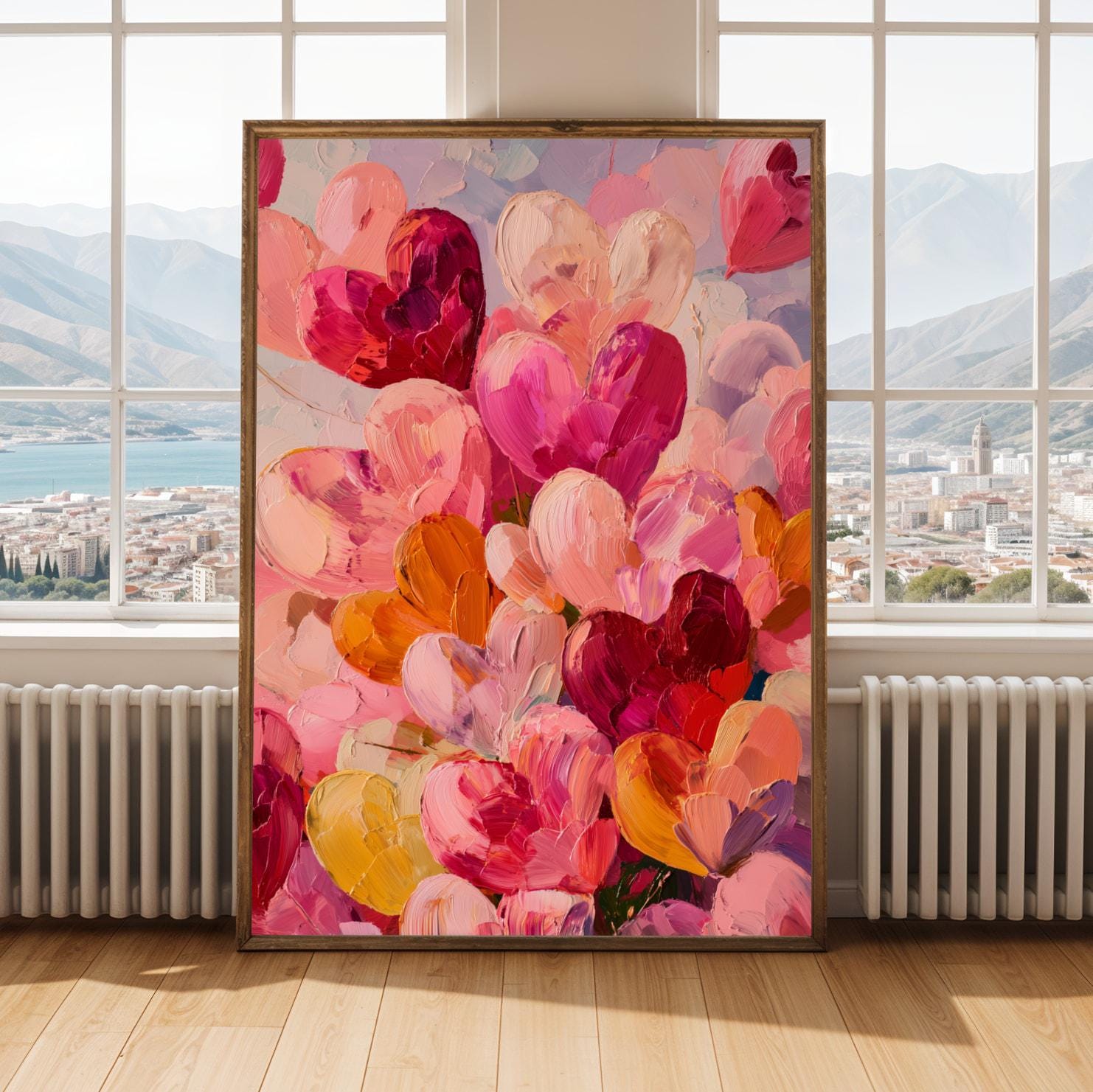 Abstract Heart Wall Art Print I Soluna Soul