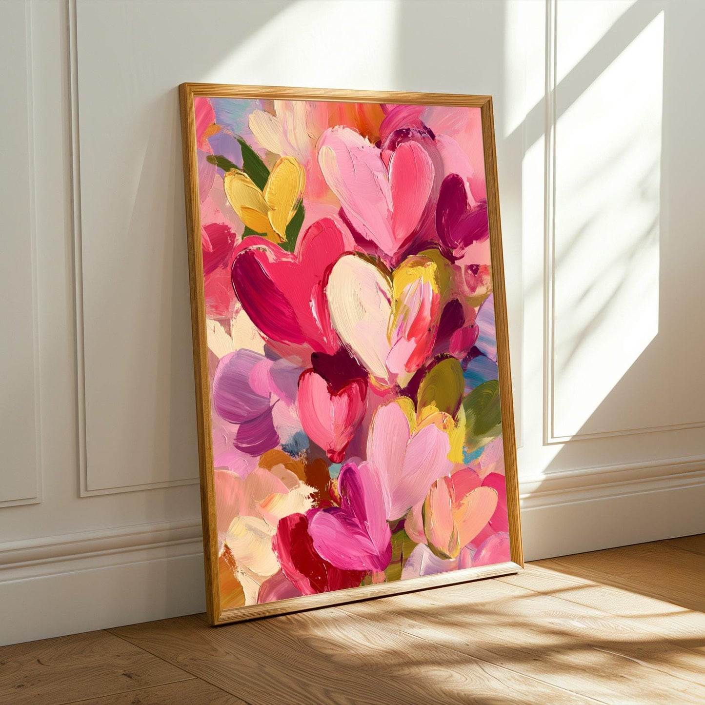 Abstract Heart Wall Art Print II Soluna Soul