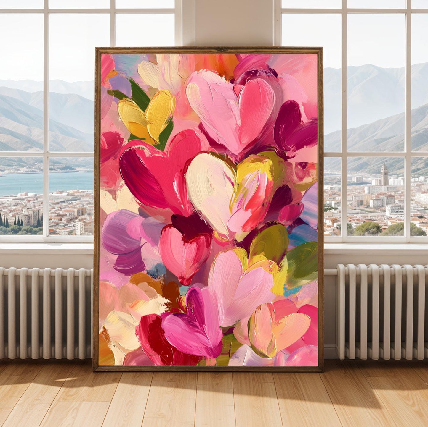Abstract Heart Wall Art Print II Soluna Soul