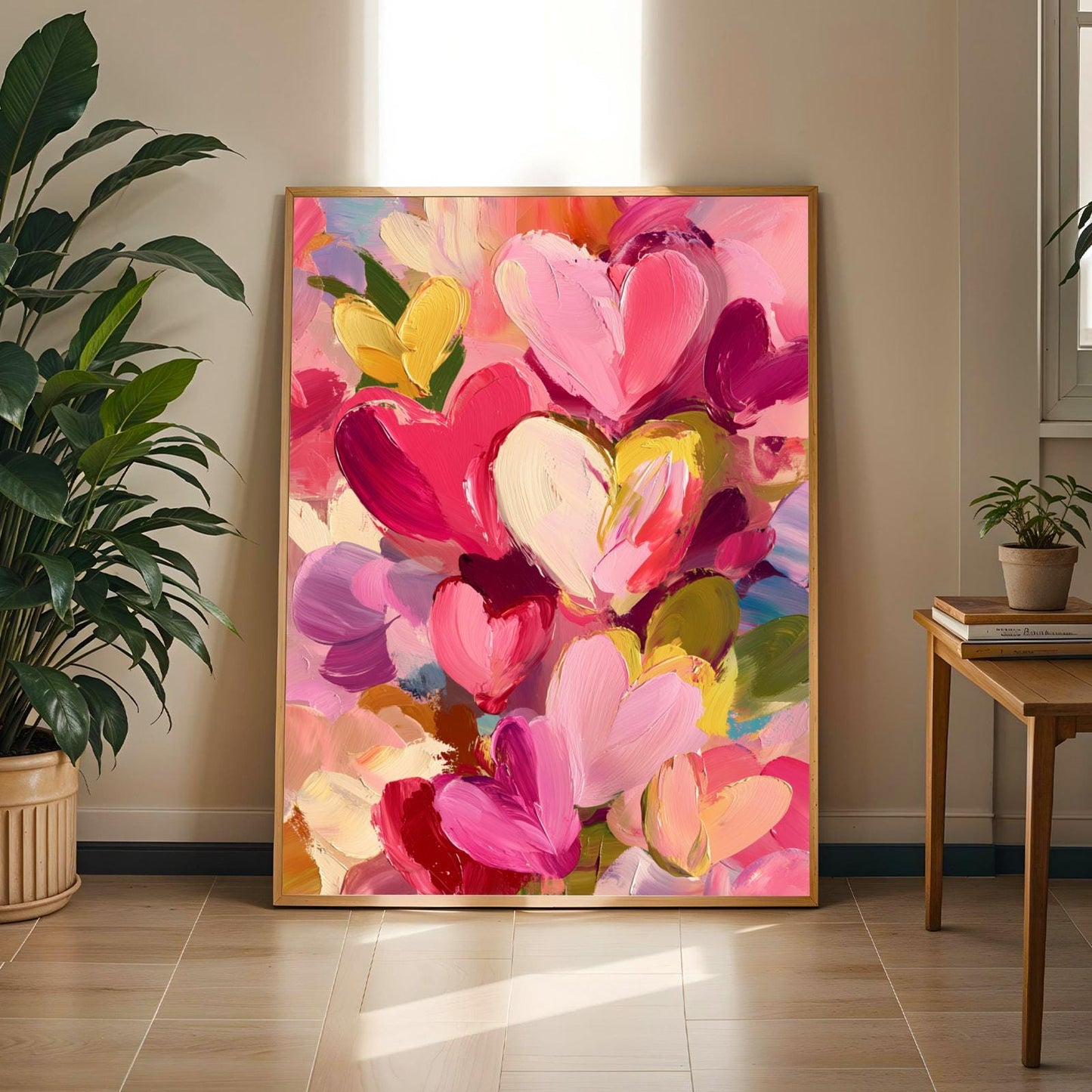 Abstract Heart Wall Art Print II Soluna Soul